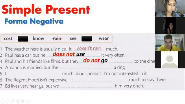 Simple Present - Negative and Interrogative Form (part 2) - Class 11-05 смотреть онлайн