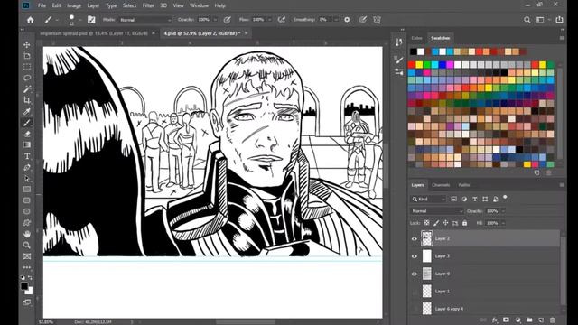 Imperium Exsilium issue 2 Page 4 digital inking смотреть онлайн