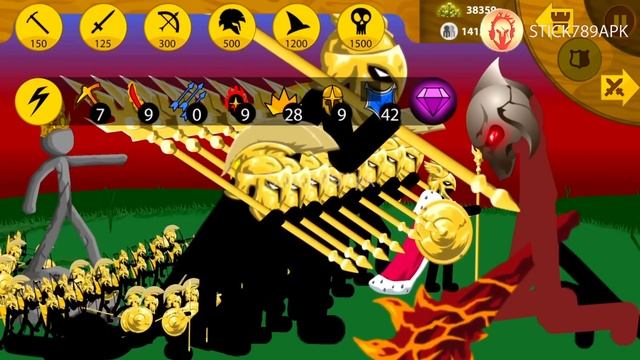 LEAGUE OF MEGA GOLDEN GRIFFON ATTACK TITAN FINAL BOSS GIANT | Stick War Legacy Mod | Stick789Apk смотреть онлайн