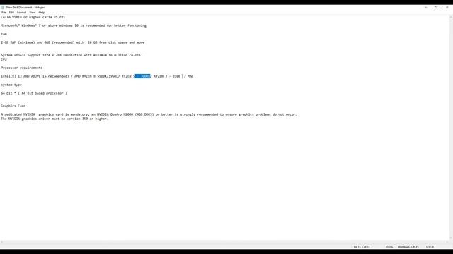 CATIA V5  System Requirements #catiasystemreruirements #catiav5softwere #designhubtutorials