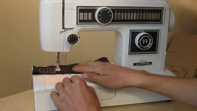 Victoria 853 Nähmaschine Sewing machine Швейная машина test смотреть онлайн