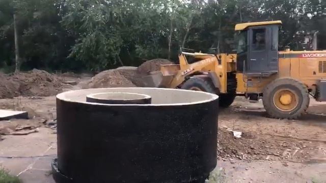 Погрузчик фронтальный/планировка площадки для дома Excavator work смотреть онлайн