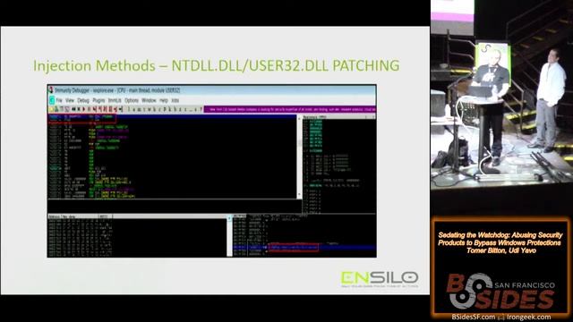 BSidesSF 109 Sedating the Watchdog Abusing Security Products to Bypass Windows Protections Tomer Bi смотреть онлайн