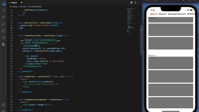 Auto scroll header with SectionList in React Native || Menu Bar || Gulsher #reactnative #coding смотреть онлайн