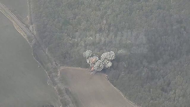 09.04.2024 - Сумская область - удар по РЛС ВСУ: кучно пошло...