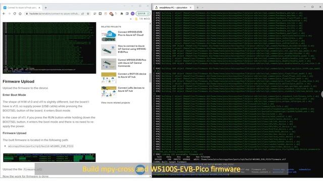 How to connect to Azure IoT Hub using Micropython and MQTT on W5100S-EVB-Pico смотреть онлайн