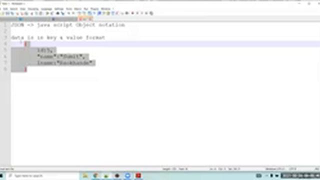 Json Object | Java Script Object Notation смотреть онлайн