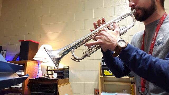 Woodwind and Brass (minus horn) Chromatic Scale for Symphonic/Concert Audition 2019 смотреть онлайн