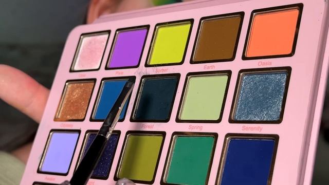 Как же ЯРКО! COSMIC BRUSHES Serenity | 4 ярких макияжа | Pidlitok смотреть онлайн