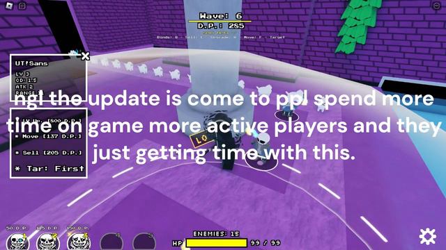 Bad time (sans skin) Showcase! Alternate universes tower Defense смотреть онлайн