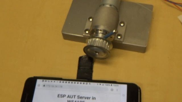 Digital position Servo run from an asynchronous web server on an ESP32 microcontroller смотреть онлайн
