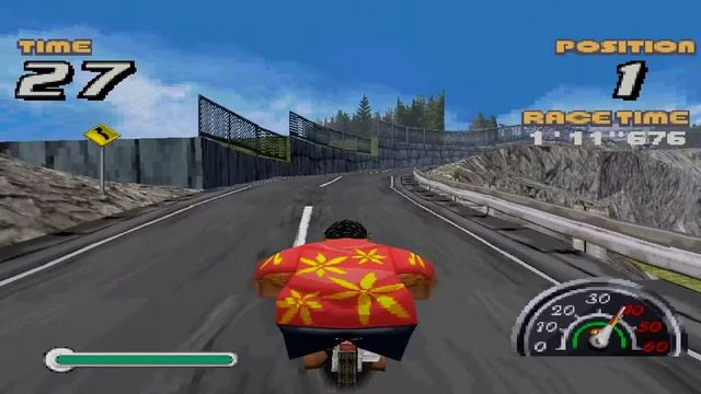 Street Scooter Gameplay Single Race (Playstation,PSX) смотреть онлайн