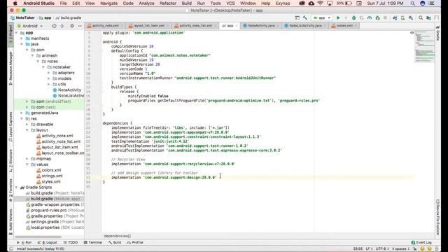 Part 21 | Adding Room persistence dependency in build.gradle смотреть онлайн