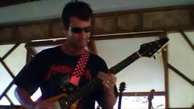 demo rock music - compo on electric guitar Epiphone Flying V смотреть онлайн