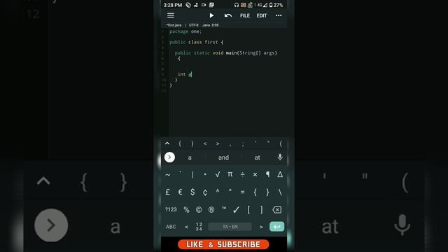 Java Program Compile & Run in Andorid App | Tamil смотреть онлайн