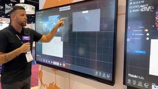InfoComm 2023: T1V Demos ThinkHub MultiSite Add-On for Connecting ThinkHubs Across Many Locations смотреть онлайн