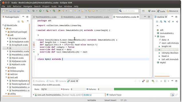 Immutable Singly Linked List смотреть онлайн