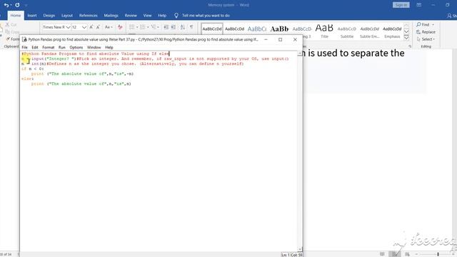 Python Pandas Absolute Value Ifelse Part 37 смотреть онлайн