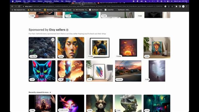 Create Unique AI Images with Dell E-2 and Chat GPT and Monetize them on Etsy смотреть онлайн