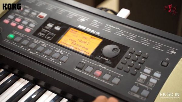 Korg EK50 IN - Transpose, Tempo and Split Point Setting