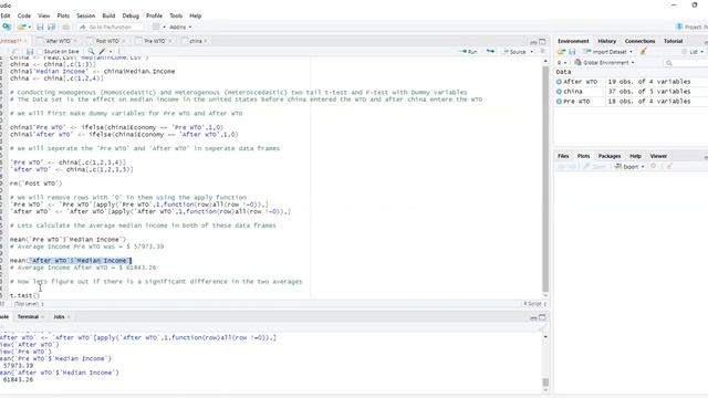Homogeneous and Heterogeneous two tail t-test and f-test with dummy variables using R смотреть онлайн