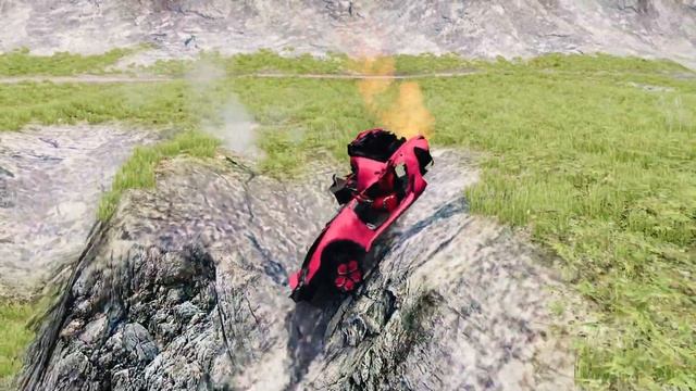 Cars vs Leap Of Death Jumps #24 Compilation | BeamNG Drive - Epic Car Jumps смотреть онлайн