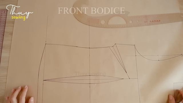 How To Draft Basic Bodice Pattern With Darts For BEGINNERS | Sleeve Drafting Tutorial смотреть онлайн