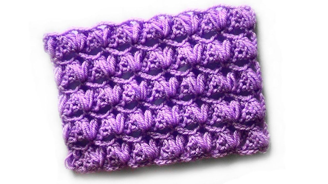 Узор со сложными и пышными столбиками