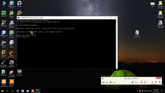 1.Oracle DBMS- setup On Your pc and Alter an User. смотреть онлайн