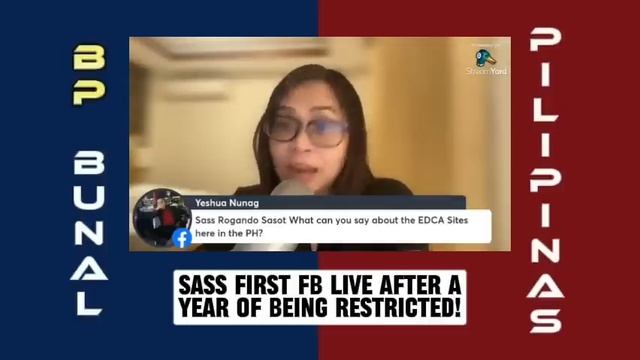 SASS ROGANDO SASOT FIRST LIVE AFTER A YEAR OF BEING RESTRICTED! #FPRRD #VPISD #PBBM смотреть онлайн