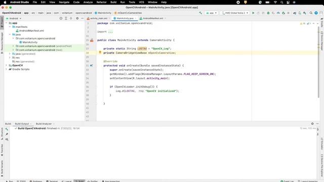 OpenCV for Android (Java) смотреть онлайн