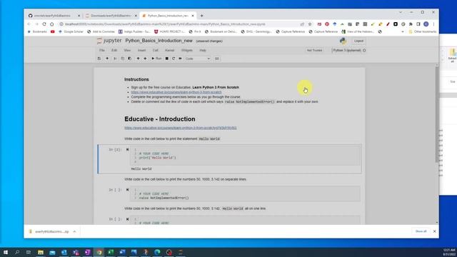 Getting Started with Jupyter Notebooks for Assignments смотреть онлайн