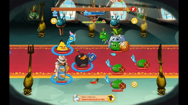Angry Birds Epic - King Pig's Castle With Triple Spies смотреть онлайн
