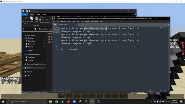 Projectile Raycasting in Minecraft (Slowcasting) смотреть онлайн
