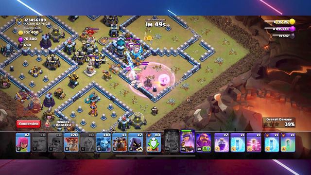 999 IQ QUEEN CHARGE🤯TH12 VS TH13 MAX ON WAR CLASSIC | Clash Of Clans смотреть онлайн