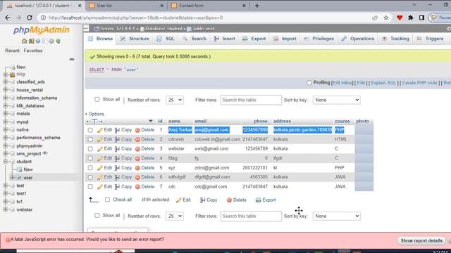 select query in php& mysqli(class 23) смотреть онлайн
