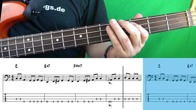 Wings - Silly Love Songs (Bass Cover With Tabs)