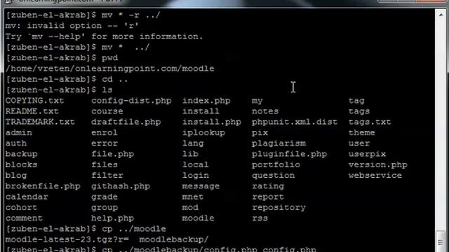 Moodle Upgrade 2.2 to 2.3 Part 2 - Extracting the Tar File and copying into the right folder смотреть онлайн