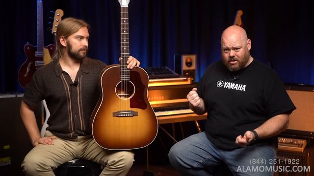 Gibson 50's J-45 Faded | A New Satin Spin on the Classic Workhorse Acoustic смотреть онлайн