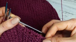 Метод 3-х спиц/ закрытие петель плечевого шва спицами или крючком