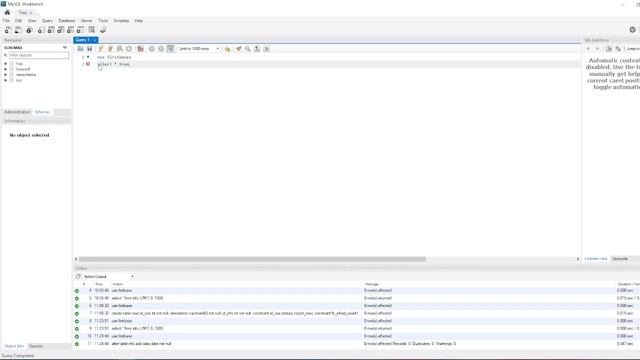 Alter table in MySQL Workbench смотреть онлайн