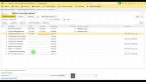 График отпусков в ЗУП 8.3