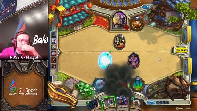 The 6th e-Sports World Championship Baku 2014 - Hearthstone Group D Finland vs Russia 1 смотреть онлайн