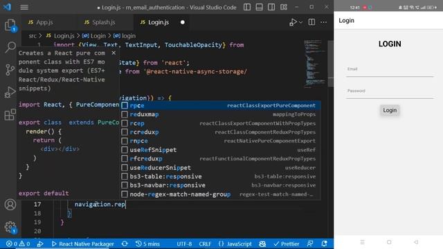 Master React Native Authentication: Email and Password Sign-In Made Easy! смотреть онлайн