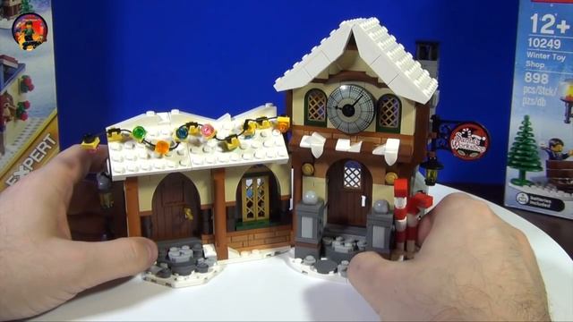 Lego Santa's Workshop 10245 / Мастерская Санты 10245 зимний новогодний конструктор Лего смотреть онлайн