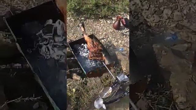 Жарим Мясо на вертеле! смотреть онлайн