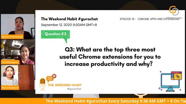 The Weekend Habit #gurochat EP10 - Chrome Apps & Extensions смотреть онлайн