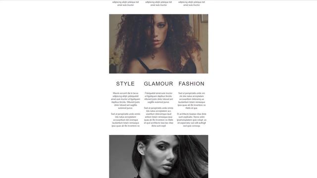 Model Agency Responsive Newsletter Template by WT - 53699 смотреть онлайн