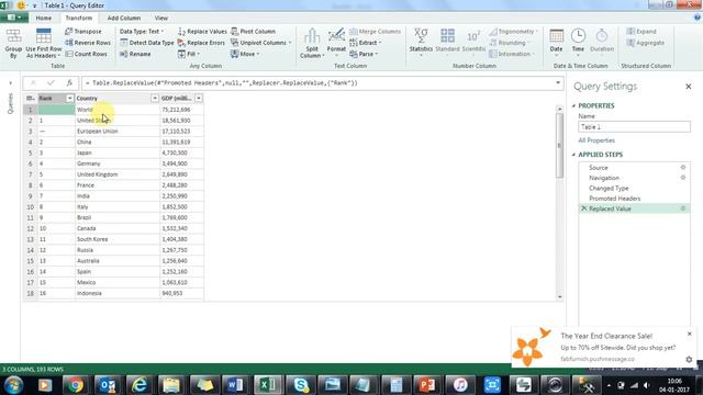 Microsoft Power BI -Excel Power Query Part1 смотреть онлайн