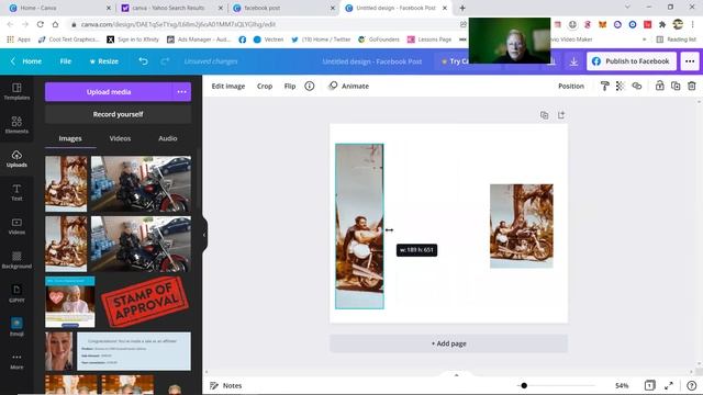 Canva Tutorial for Beginners How to Make a Split Screen Facebook Picture Post смотреть онлайн
